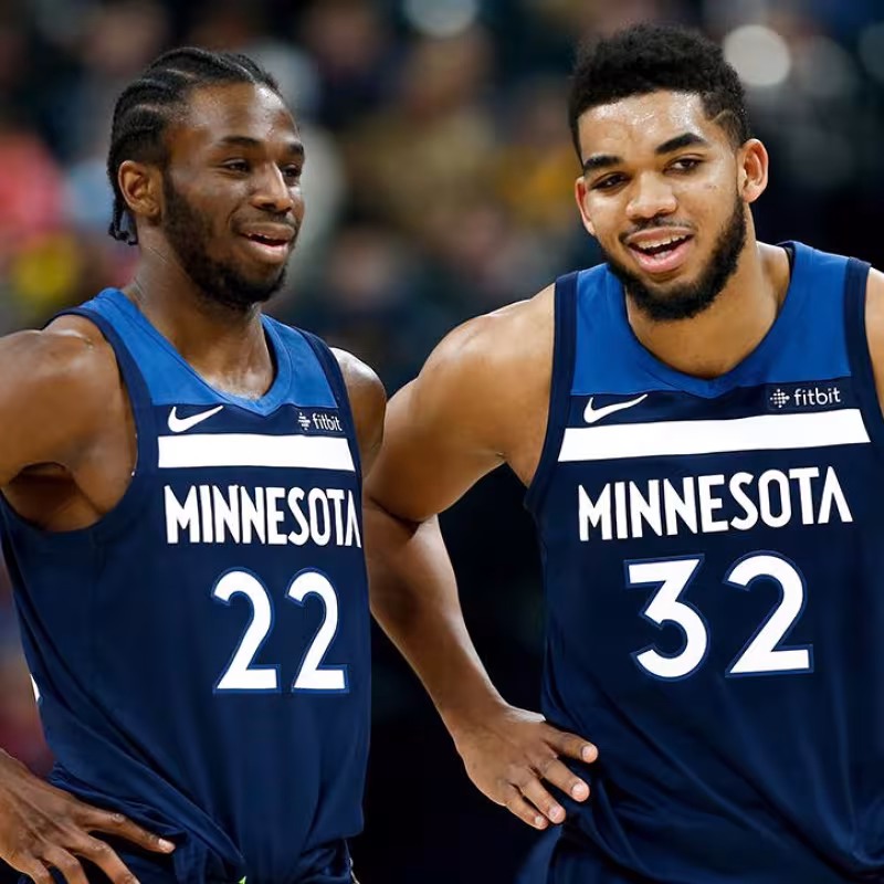 Wiggins y Towns, las estrellas de los Timberwolves