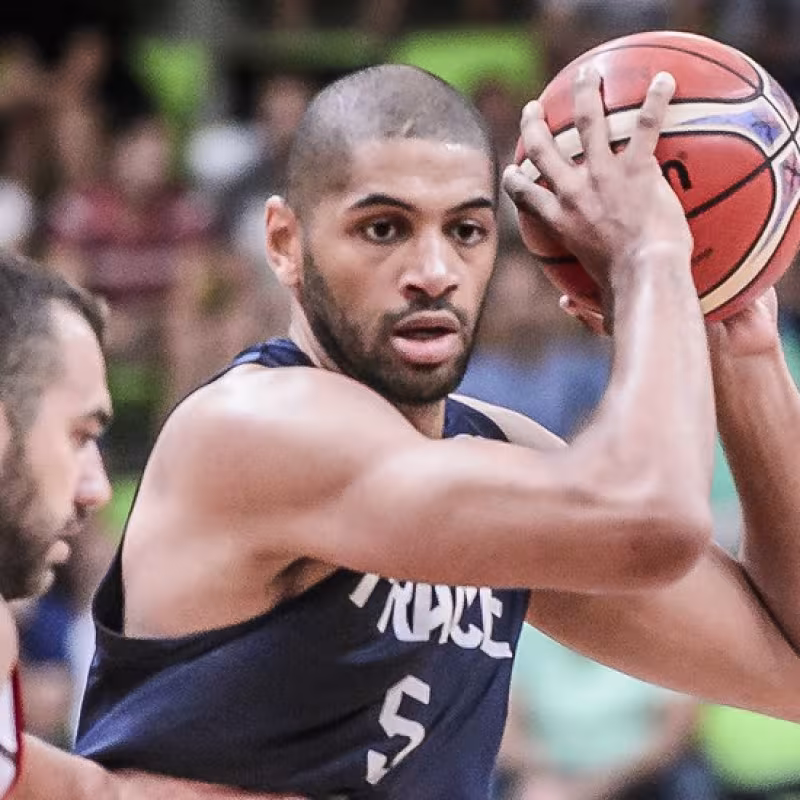 Nico Batum, jugador de Francia. 