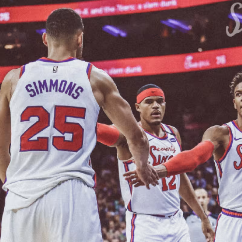 Los Sixers jugaron un gran partido ante los Celtics. 
