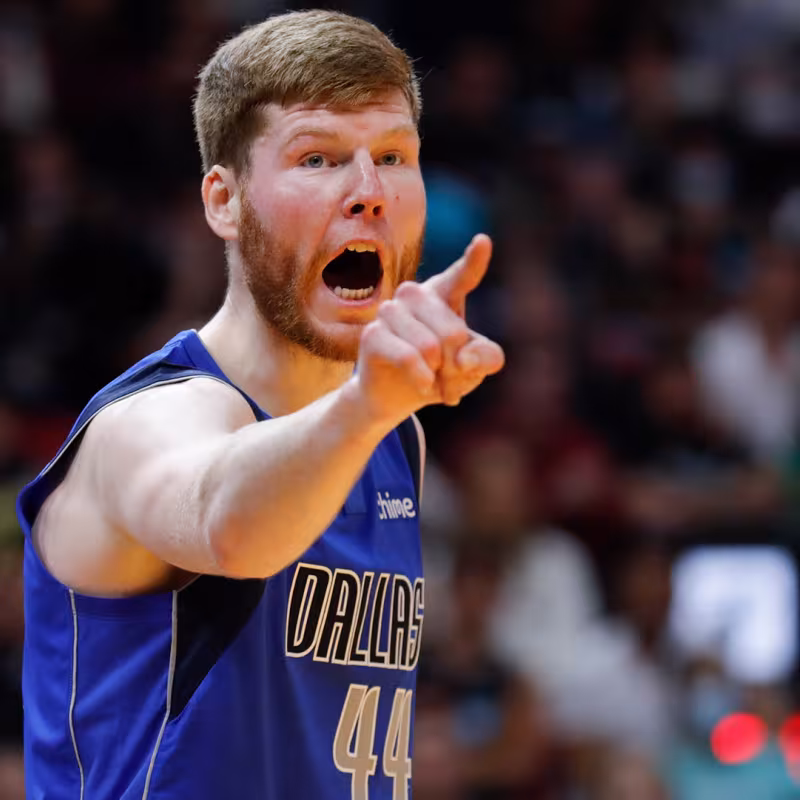 Davis Bertans, jugador de Dallas Mavericks.