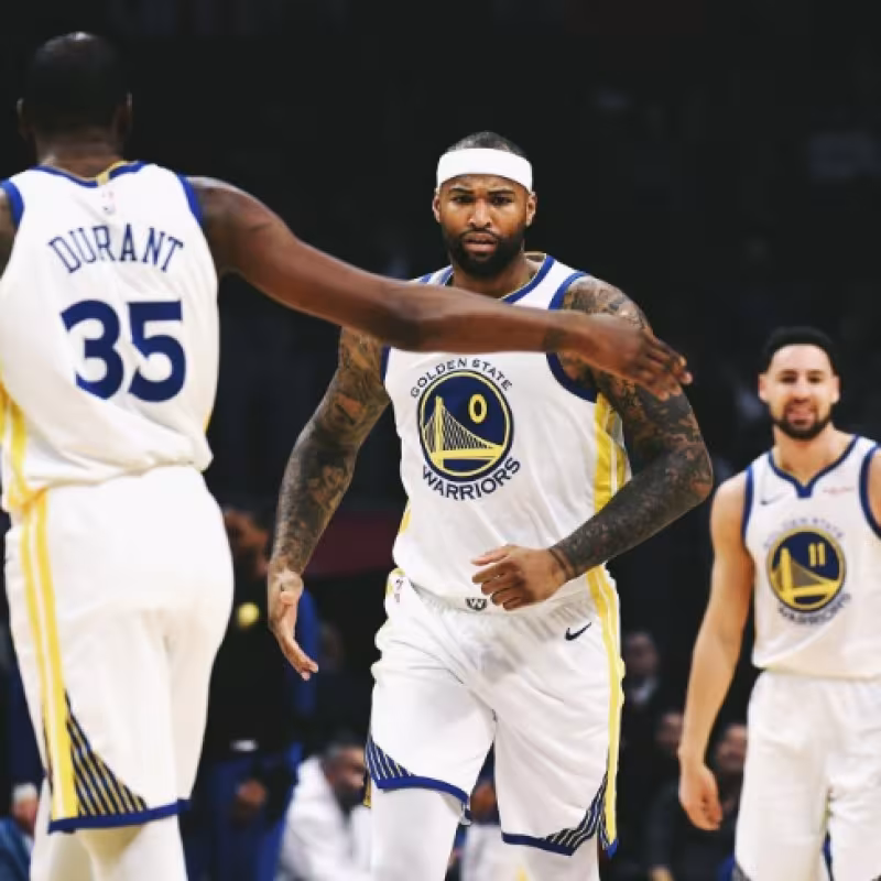 DeMarcus Cousins, jugador de Golden State Warriors.