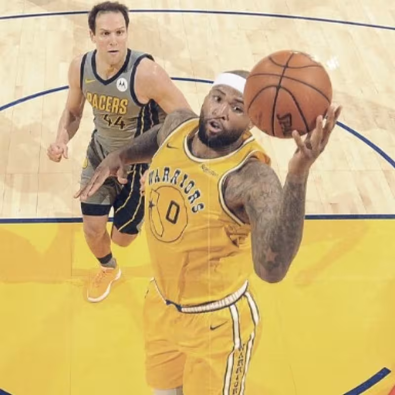 DeMarcus Cousins, jugador de Golden State Warriors.