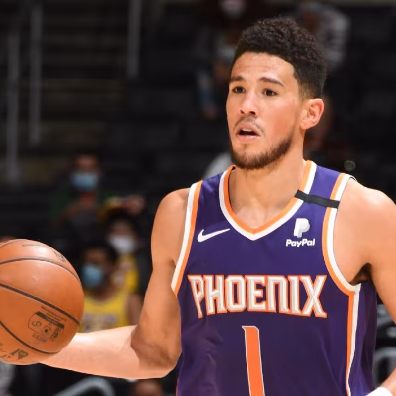 Devin Booker, jugador de Phoenix Suns.