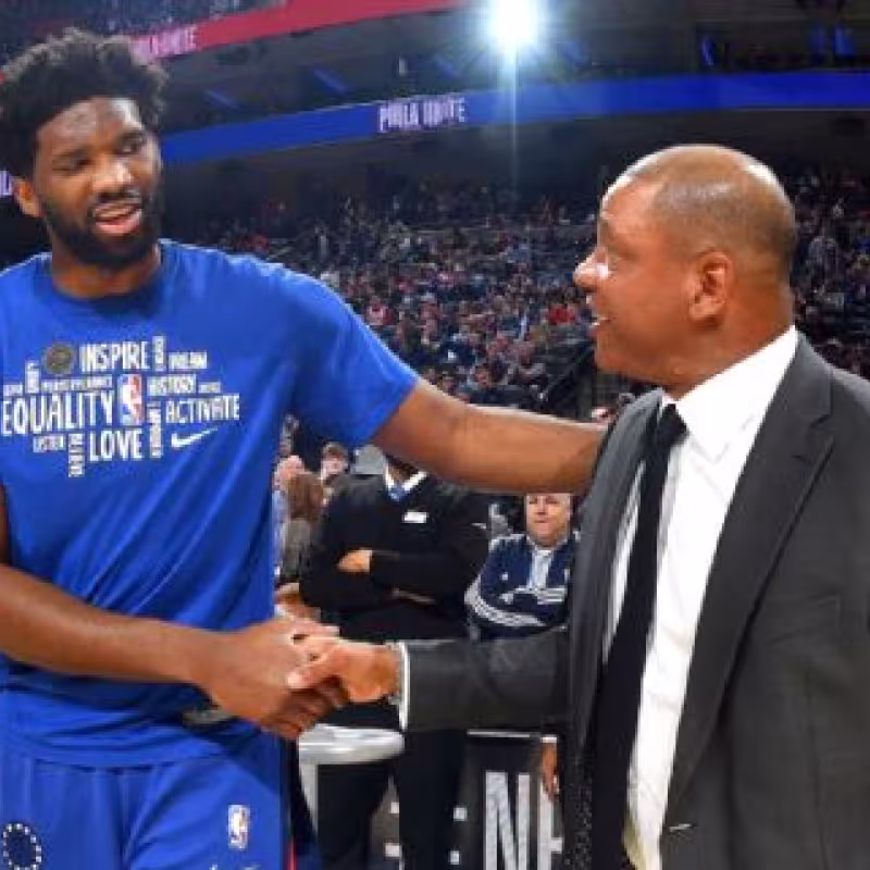 Doc Rivers y motivo para entrenar Philadelphia 76ers. Foto: gettyimages