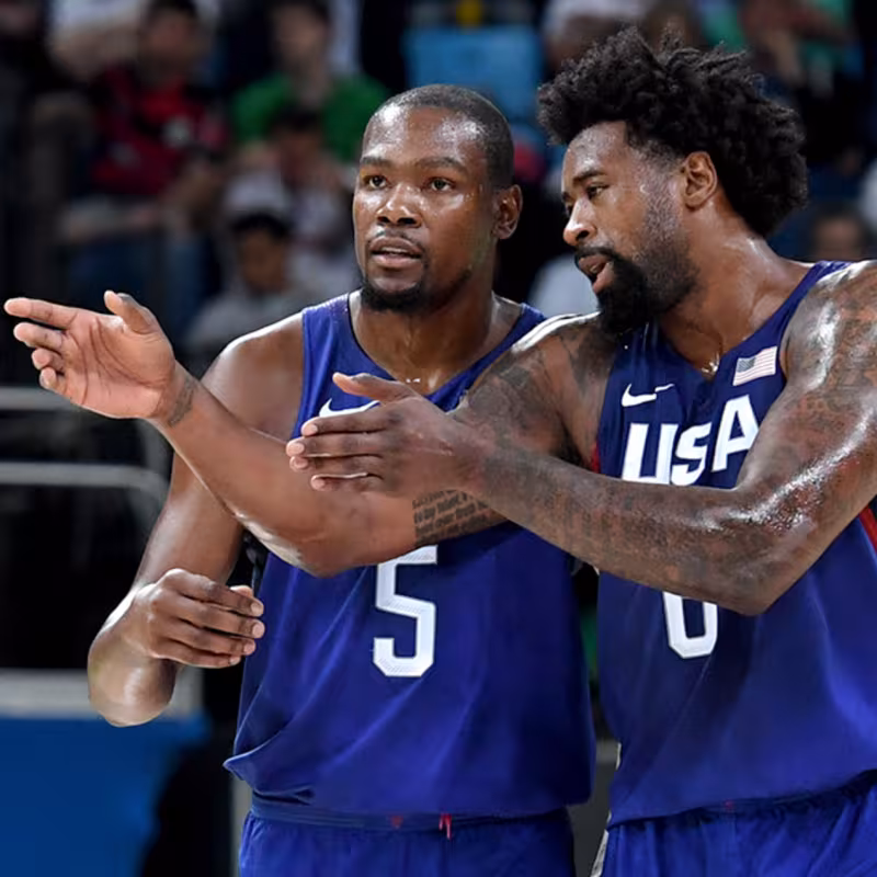 Durant y Jordan fueron compañeros en el Team USA. Foto: nba.com