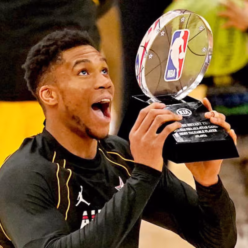Giannis Antetokounmpo, MVP All Star 2021. Foto: gettyimages