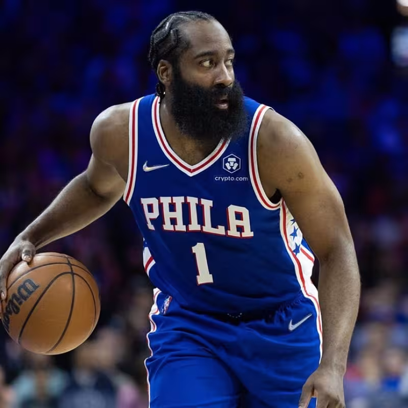 James Harden, jugador de Philadelphia 76ers.