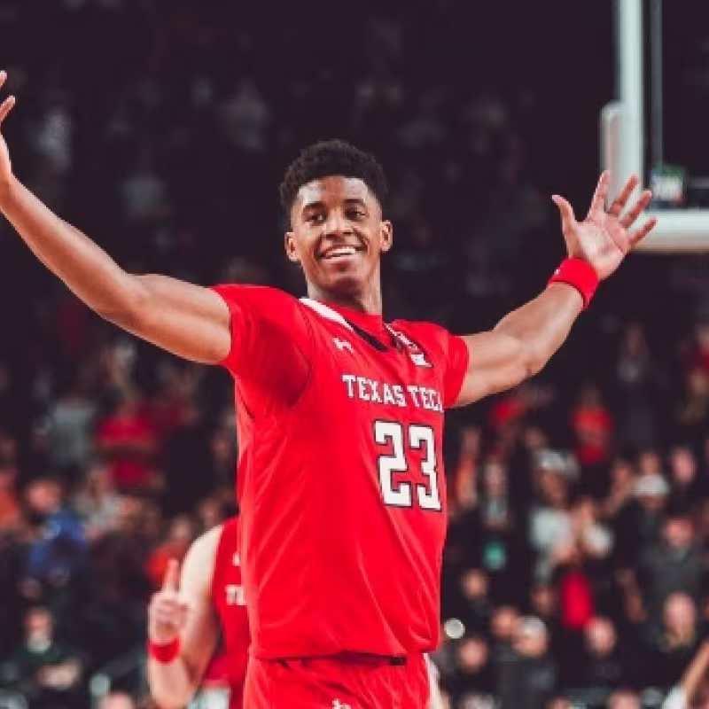 Jarrett Culver, jugador de los Texas Tech Red Raiders.
