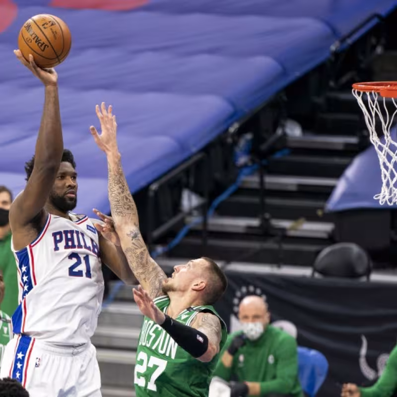 Joel Embiid, candidatura a ser MVP temporada NBA 2021. Foto: gettyimages