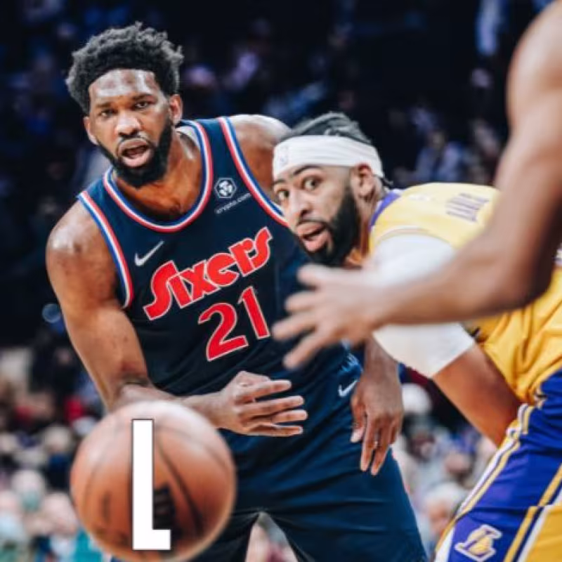 Los Lakers naufragan ante los Sixers sin LeBron James