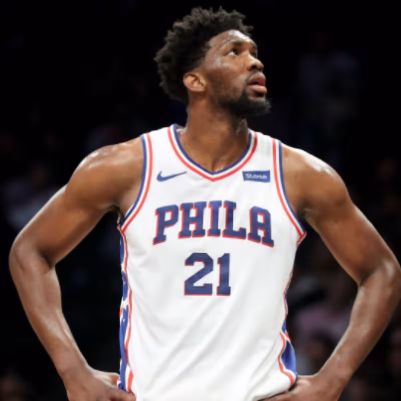 Joel Embiid durante un encuentro con Philadelphia Sixers "Foto: NBA.com"