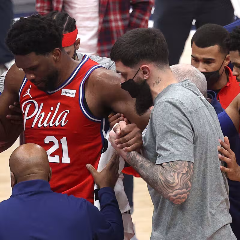 Joel Embiid, jugador de Philadelphia 76ers.