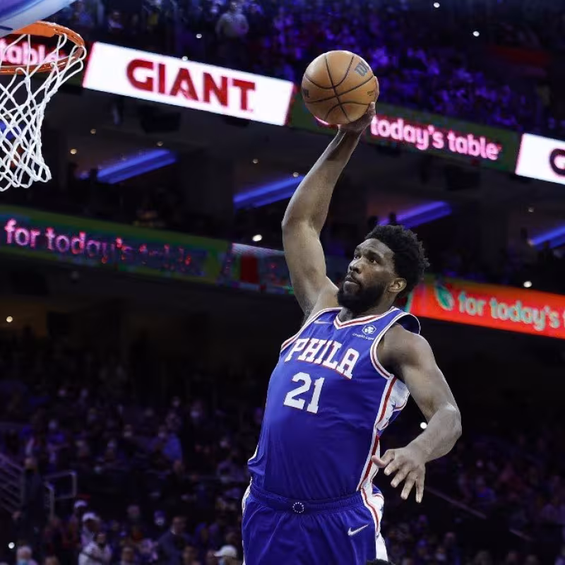 Joel Embiid, capacidad Philadelphia 76ers ganar anillo. Foto: gettyimages