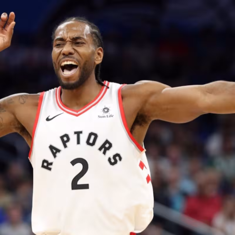 Kawhi Leonard, jugador de Toronto Raptors.