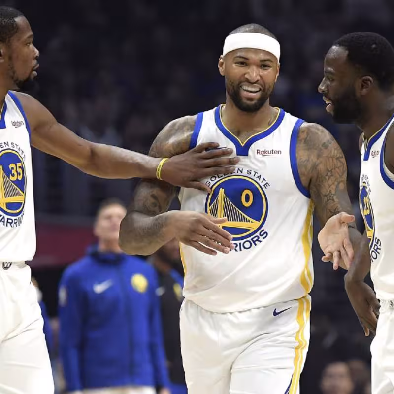 Durant, Cousins y Green, durante un partido