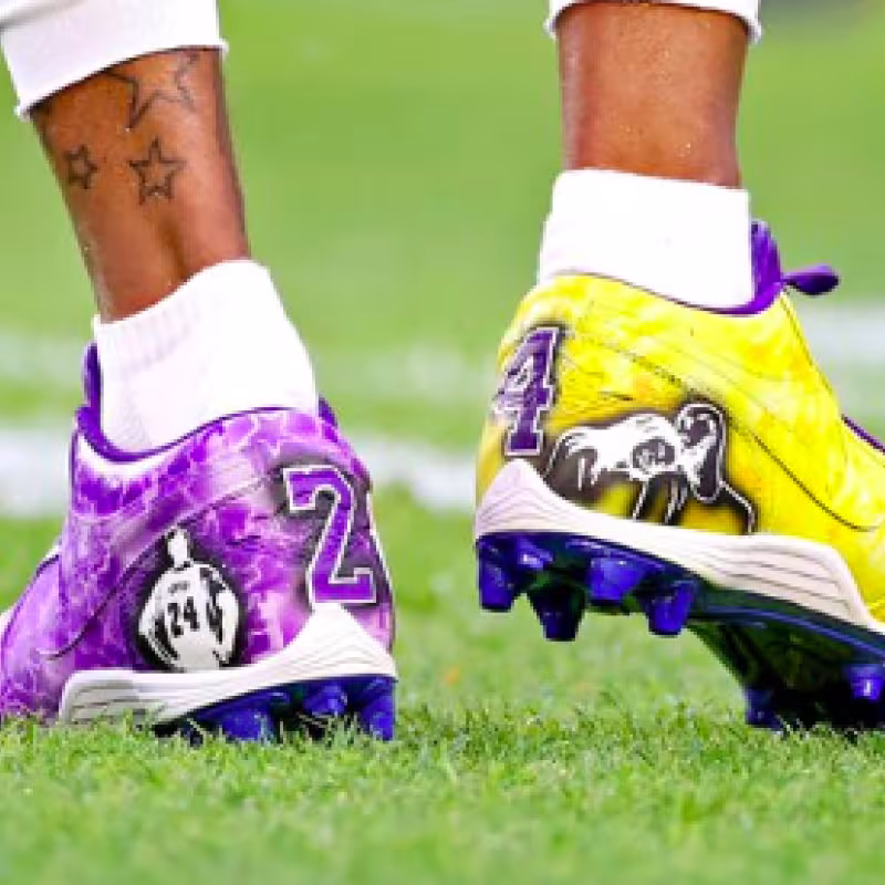 Zapatillas homenaje a Kobe Bryant durante la Super Bowl
