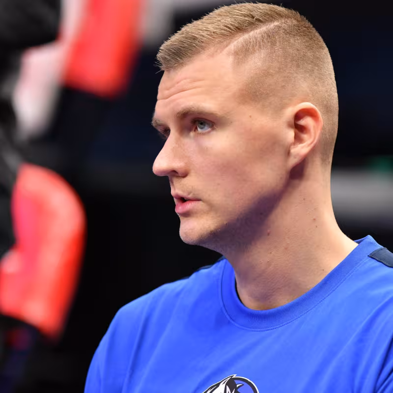 Kristaps Porzingis, jugador de Dallas Mavericks.