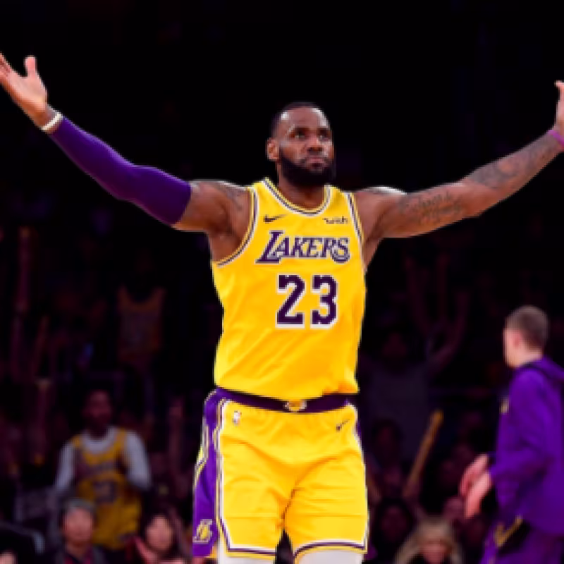LeBron James, jugador de Los Angeles Lakers.