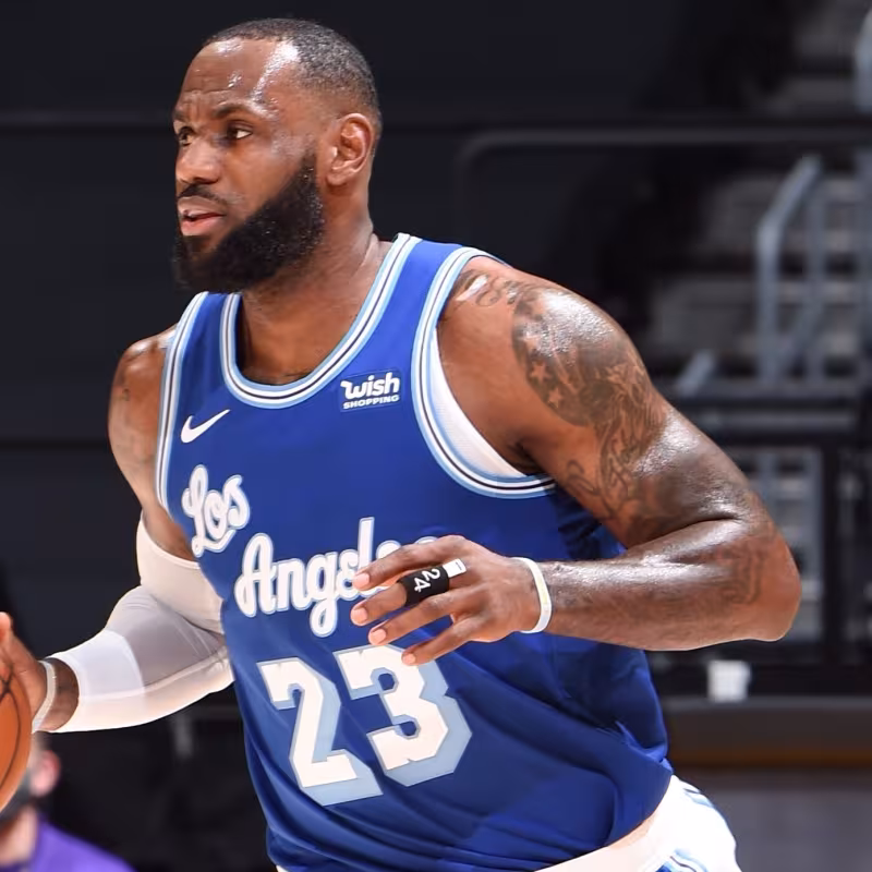 LeBron James, jugador de Los Angeles Lakers.