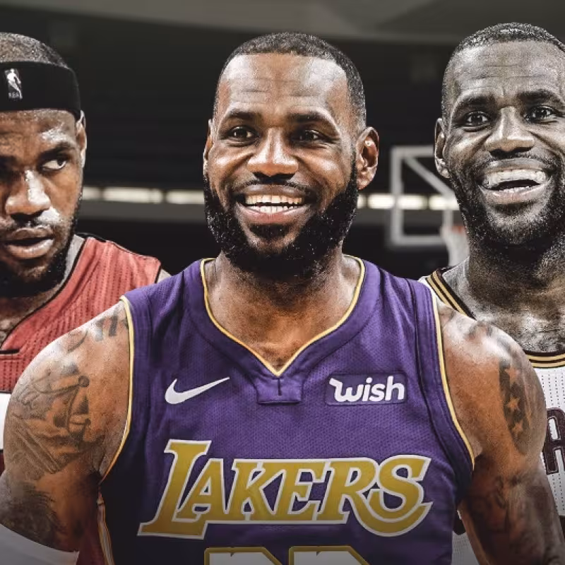 LeBron James, jugador de Los Angeles Lakers.