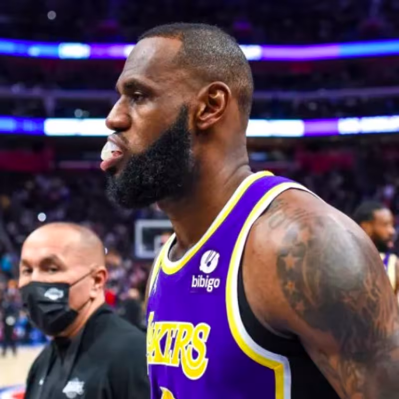 LeBron James, estrella de Los Angeles Lakers.