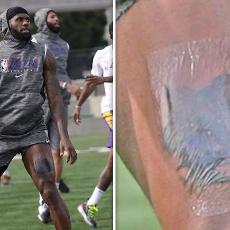LeBron James muestra su tatuaje homenaje a Kobe Bryant: Mamba 4 Life