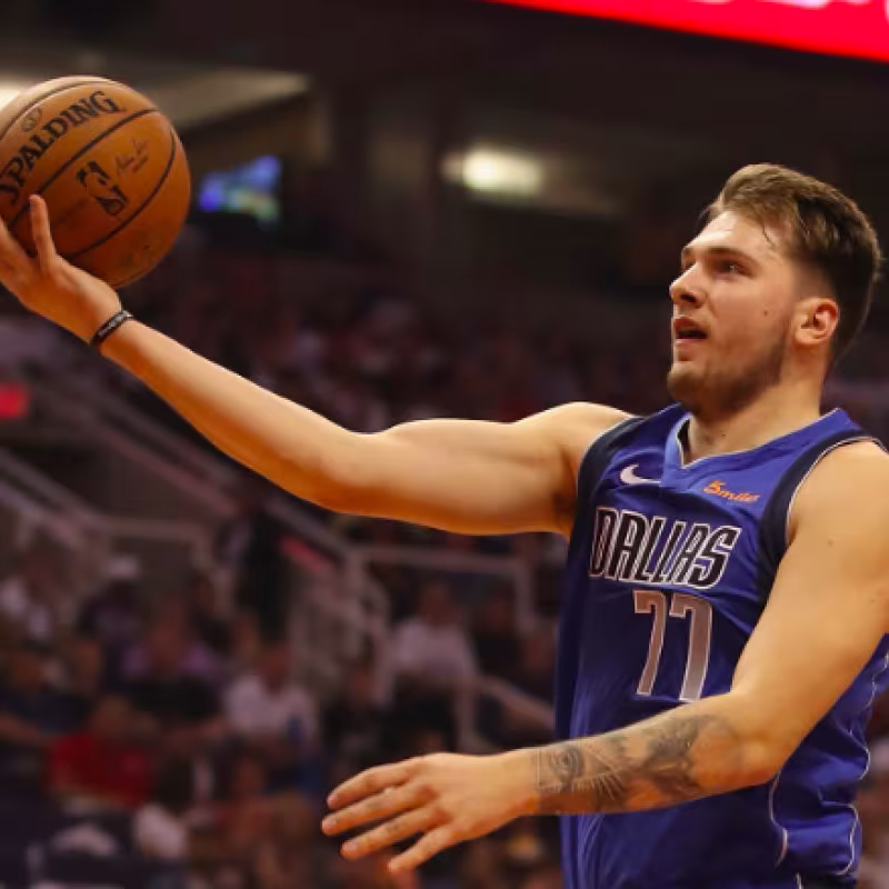 Luka Doncic, jugador de Dallas Mavericks. Foto: Richard Rodriguez/Getty Images