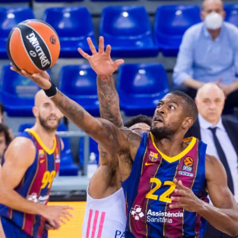 Partido entre el Madrid y Barcelona de la EuroLeague.