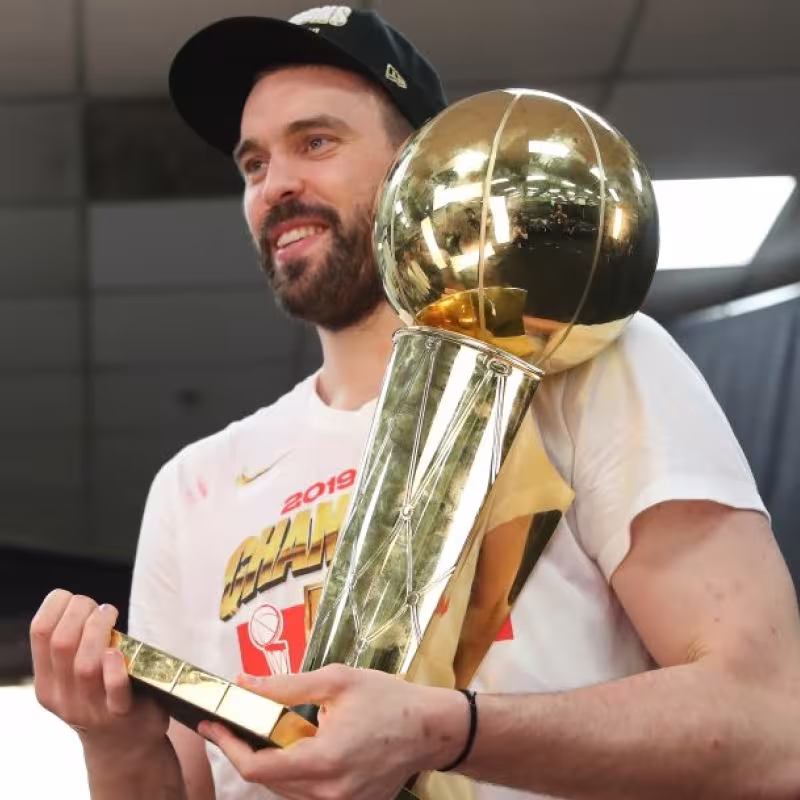 Marc Gasol ganó el anillo de la NBA en 2019 con Toronto Raptors.