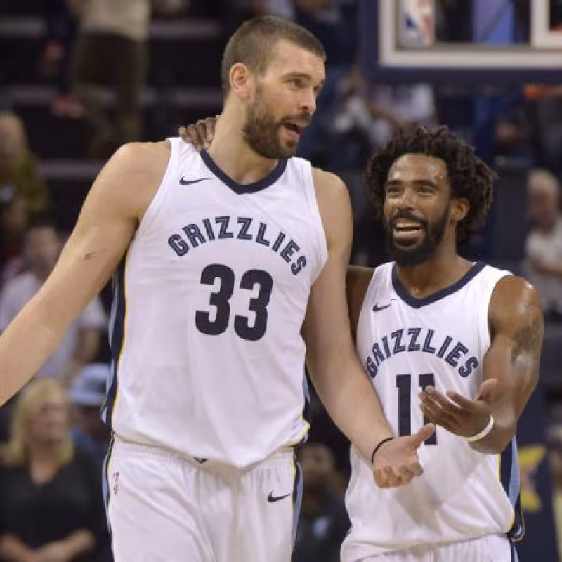Marc Gasol y Mike Conley, estrellas de Memphis Grizzlies
