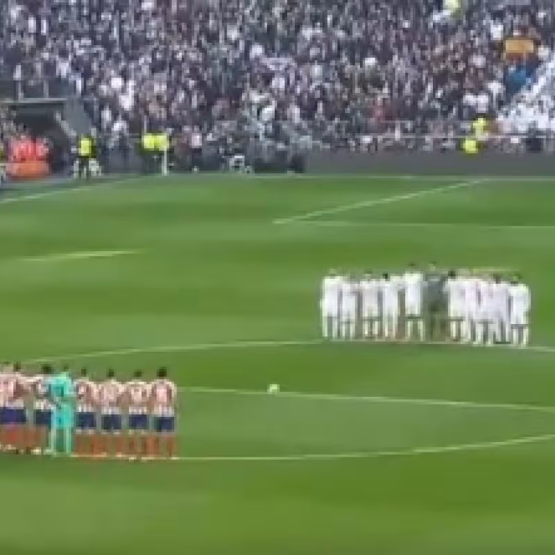 El Santiago Bernabéu guardó un minuto de silencio por Kobe Bryant en el derbi madrileño