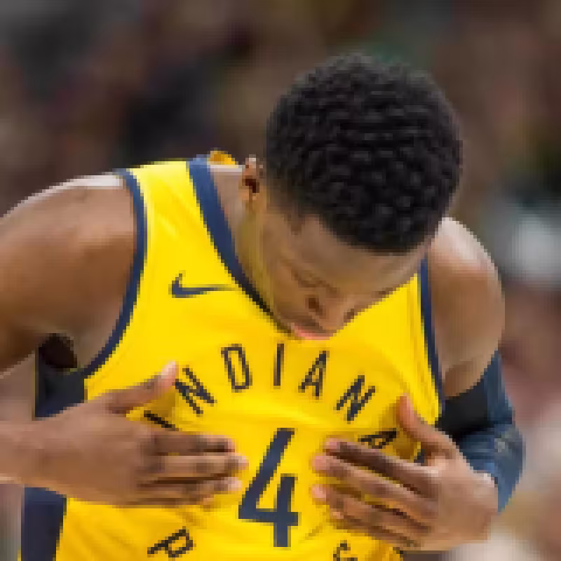 Victor Oladipo en un partido con los Indiana Pacers.