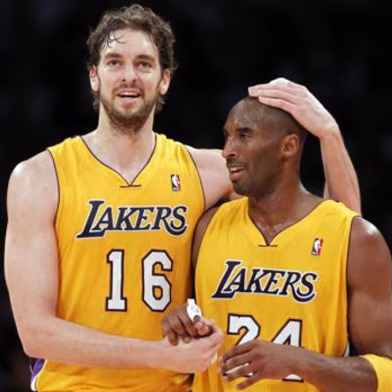 Pau Gasol, repaso amistad con Kobe Bryant, aniversario muerte. Foto: gettyimages
