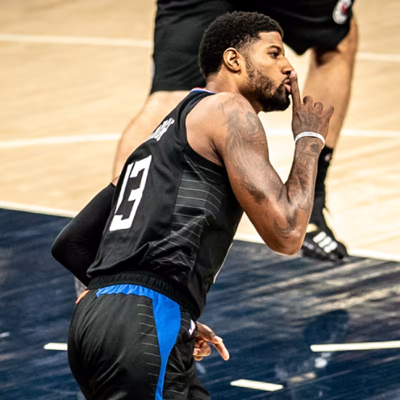 Paul George, estrella de Los Angeles Clippers. 