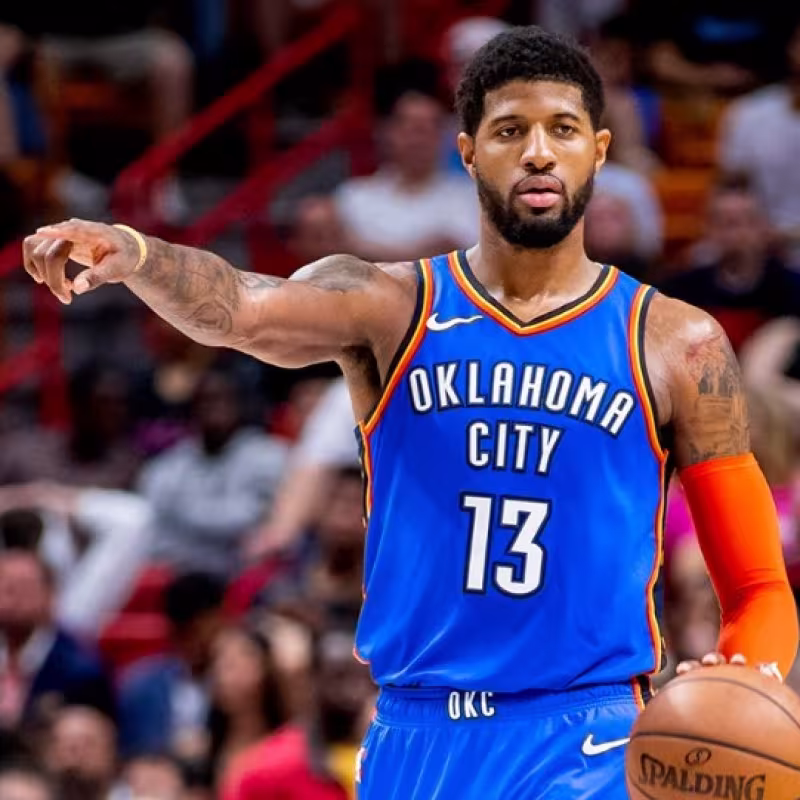 Paul George, jugador de Oklahoma City Thunder.