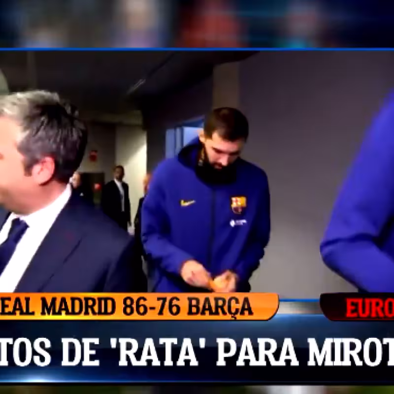 Fragmente donde el periodista hizo la pregunta a Mirotic.