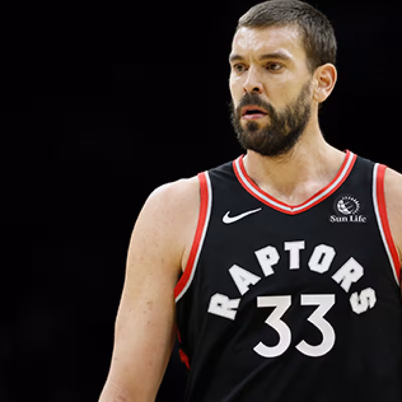 Marc Gasol con los Toronto Raptors.