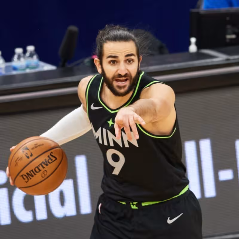 Ricky Rubio en un partido con los Minnesota Timberwolves.