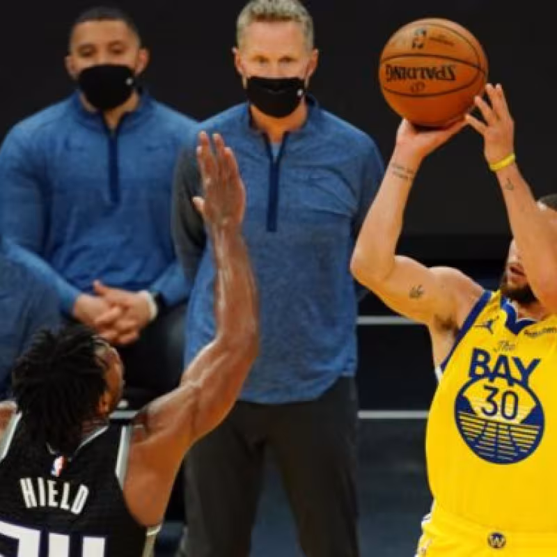 Stephen Curry, mejor tirador del mundo. Foto: gettyimages