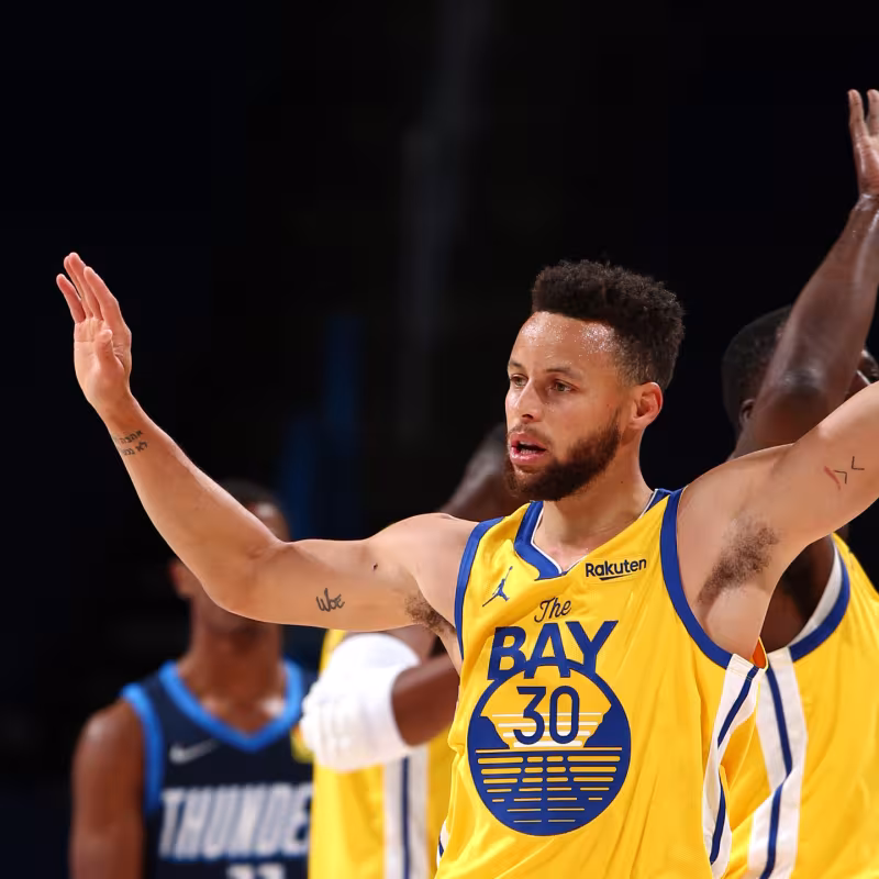 Stephen Curry, exhibición triplista, récords. Foto: gettyimages
