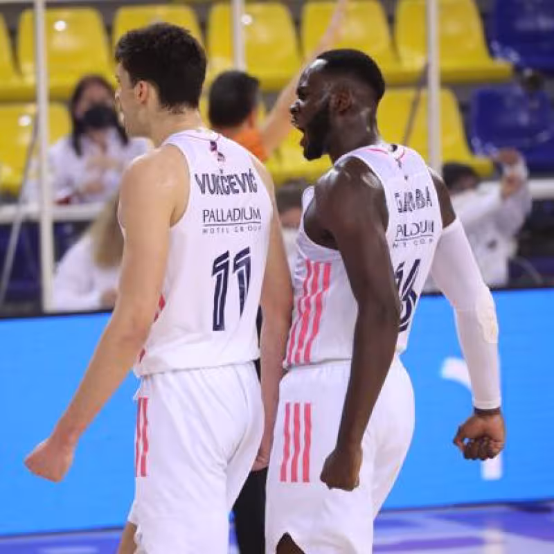 Usman Garuba saldrá del Real Madrid a la NBA. Foto: gettyimages