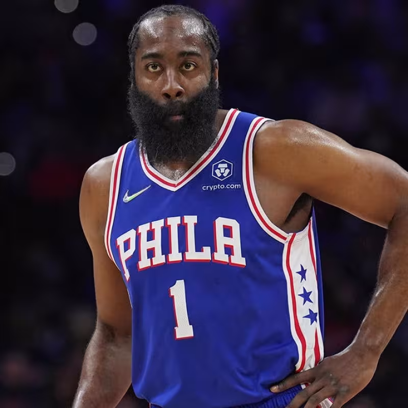 James Harden, jugador de Philadelphia 76ers.