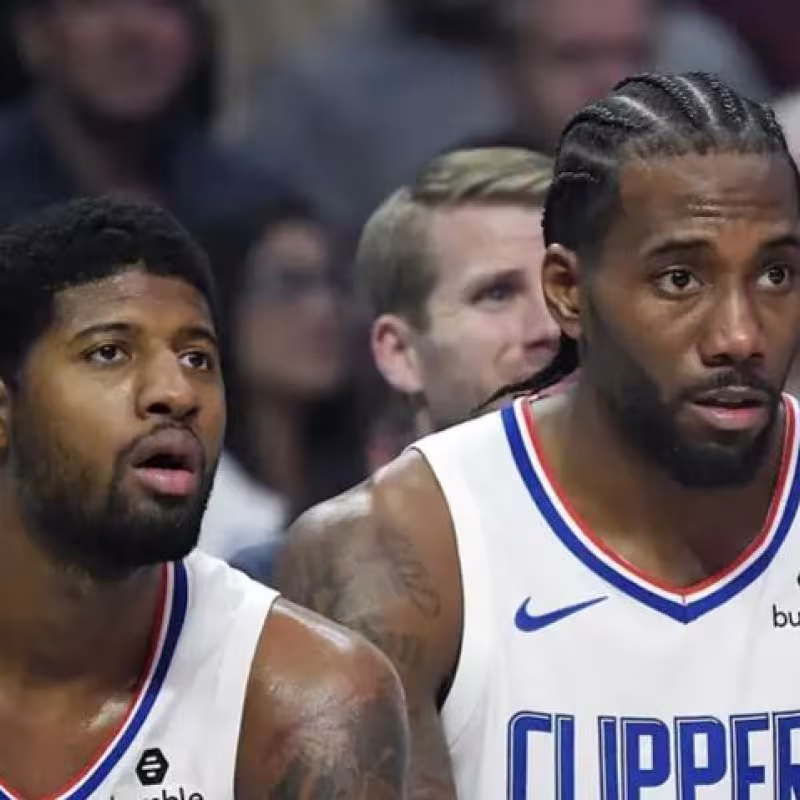 Kawhi Leonard y Paul George, estrellas de Los Angeles Clippers. 