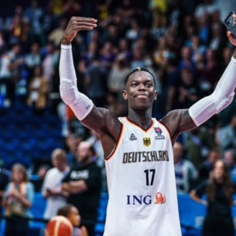 Dennis Schröder, jugador de Los Angeles Lakers.