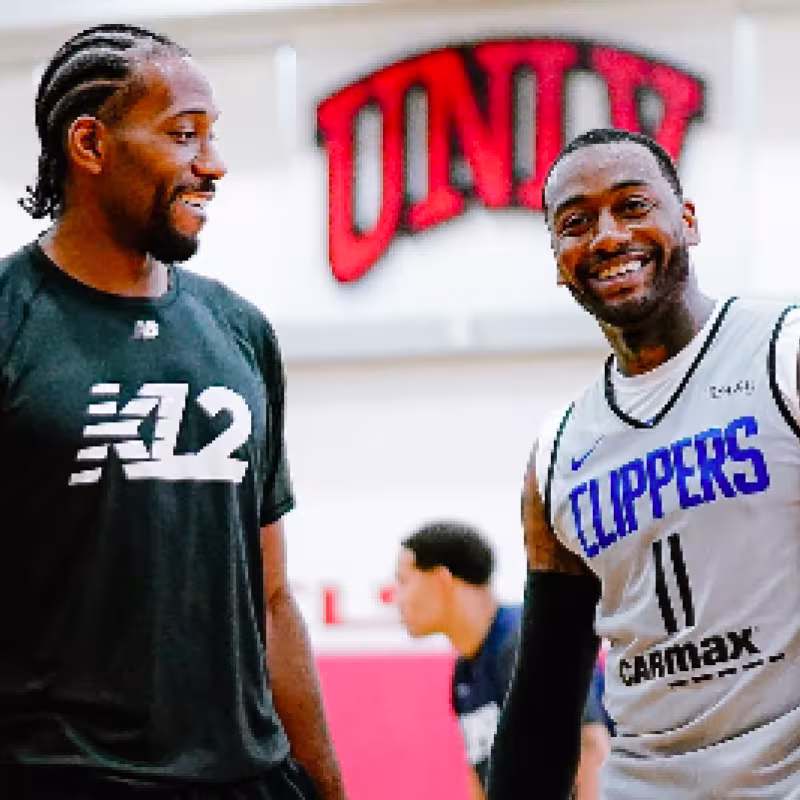 Kawhi Leonard y John Wall ilusionan a los fans de los Clippers. 