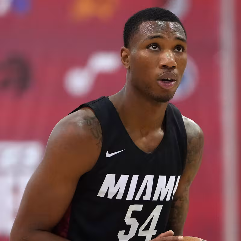 Jamal Cain, jugador de Miami Heat.