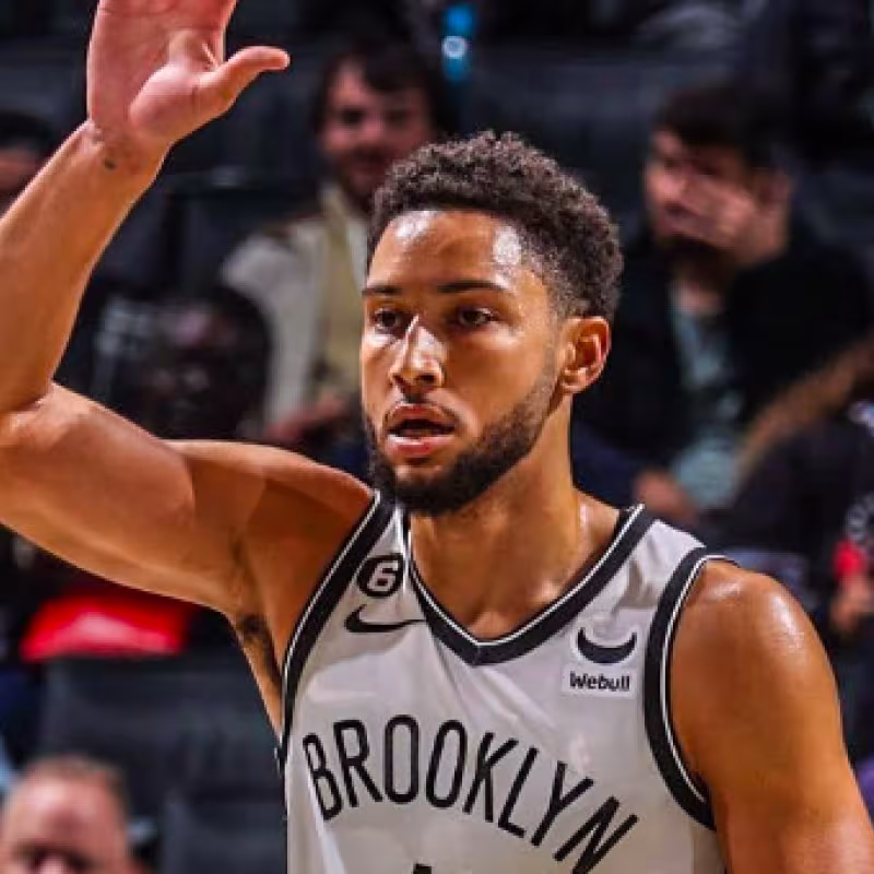 Ben Simmons, en su debut con Brooklyn Nets.