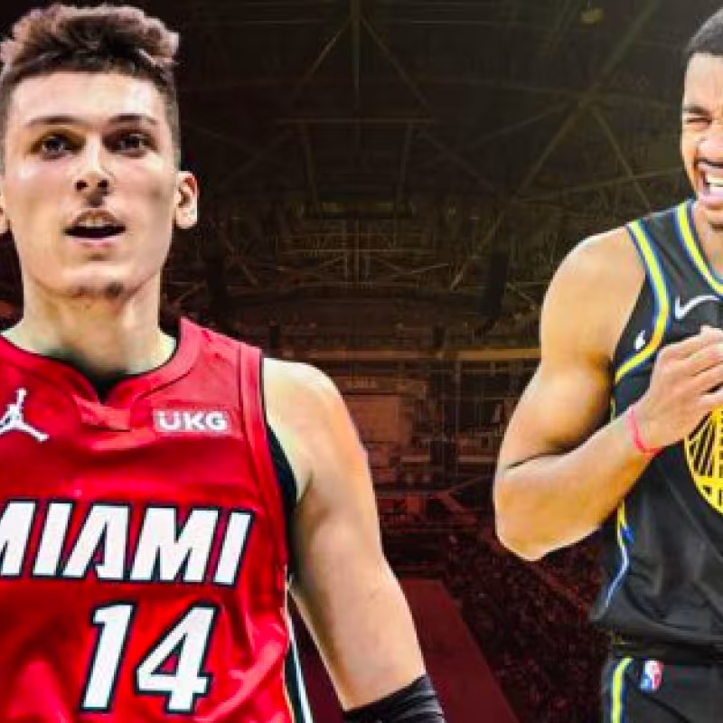Tyler Herro y Jordan Poole, jóvenes estrellas de la NBA.