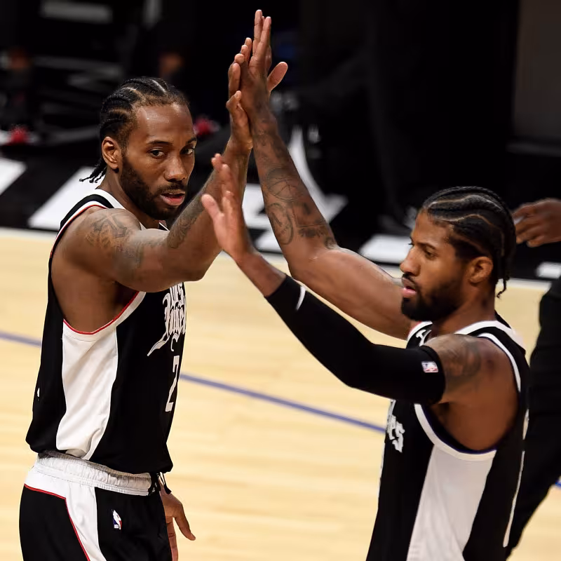 Kawhi Leonard y Paul George, líderes de Los Angeles Clippers