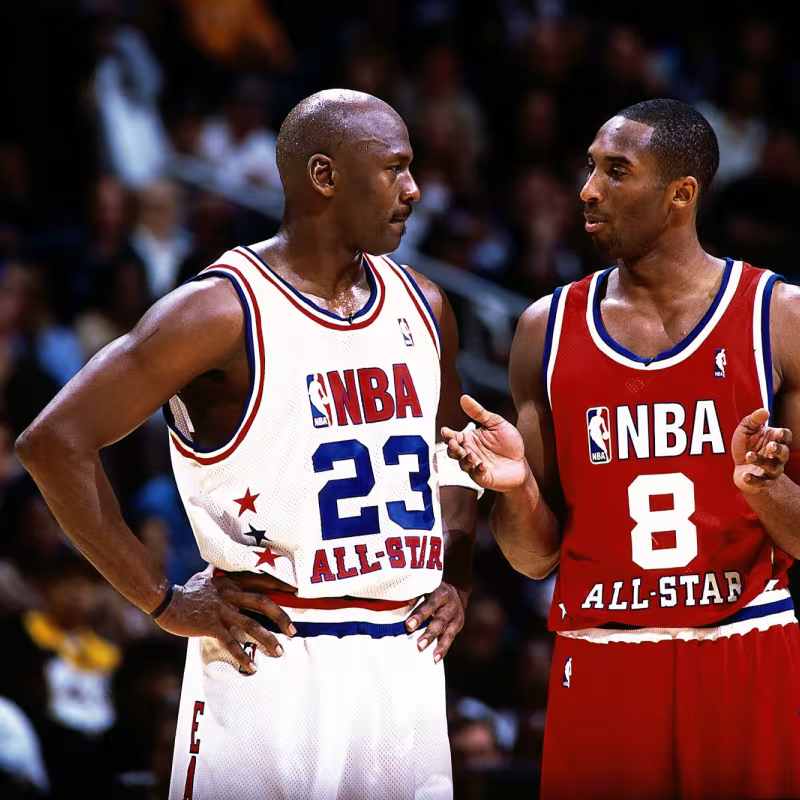 Michael Jordan y Kobe Bryant, dos de las mayores leyendas de la historia del baloncesto